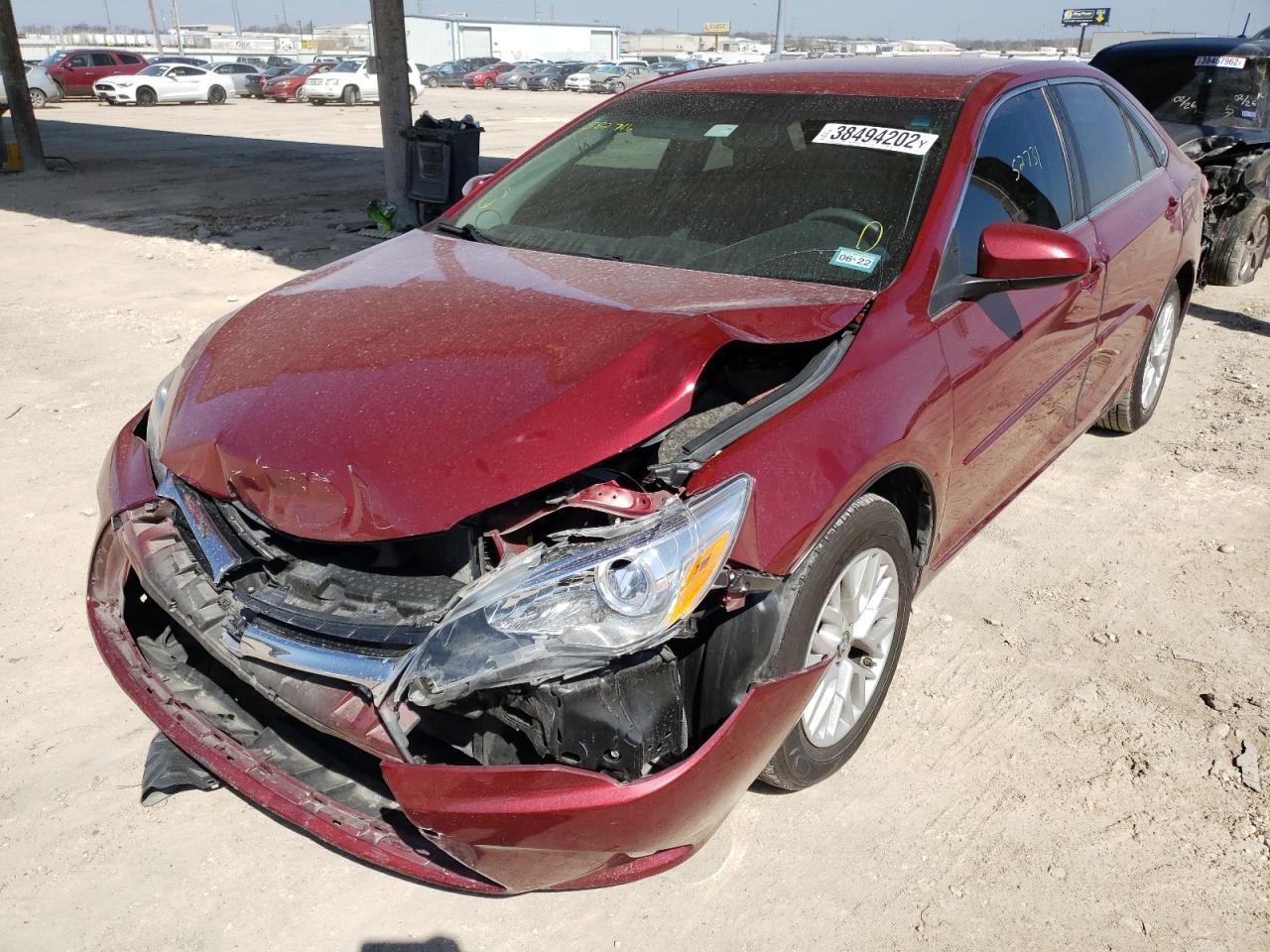Photo 2 from auction – 2016 TOYOTA CAMRY LE with VIN 4T1BF1FK5GU582746
