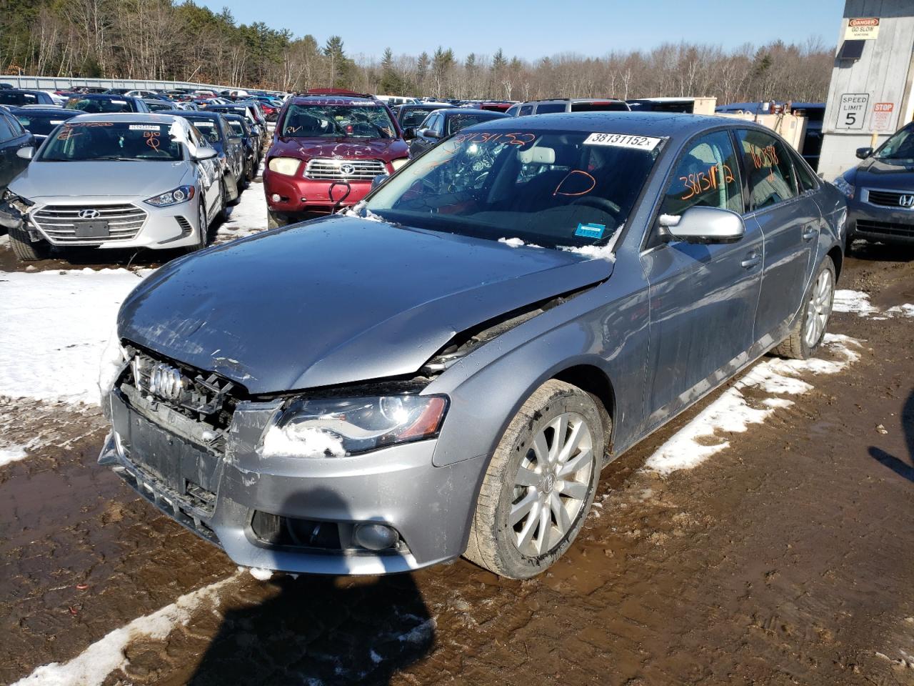 Photo 2 from auction – 2011 AUDI A4 PREMIUM with VIN WAUFFAFL2BN006353
