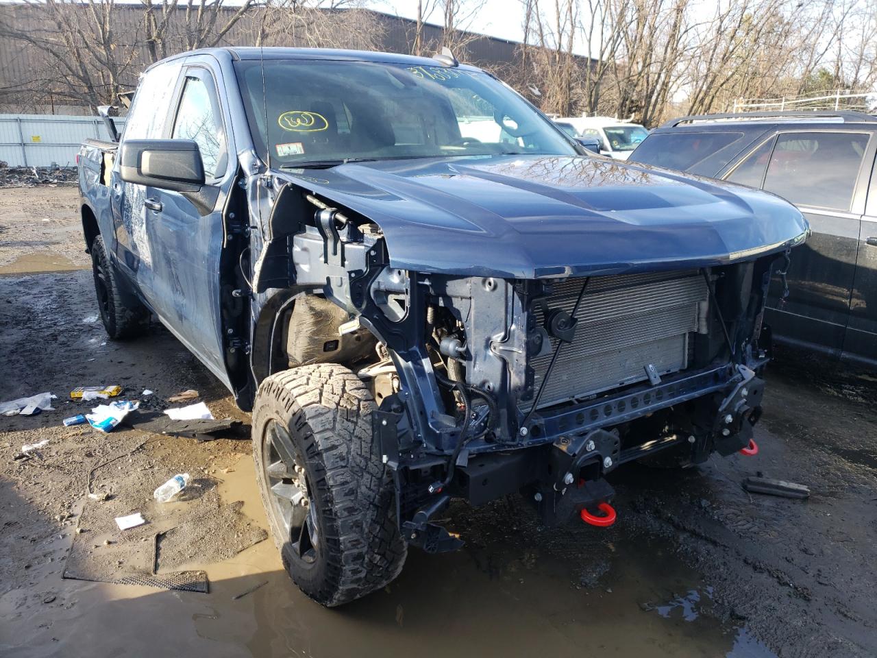 CHEVROLET SILVERADO 2021 with VIN 1GCPYFED2MZ171999 - Photo from auction