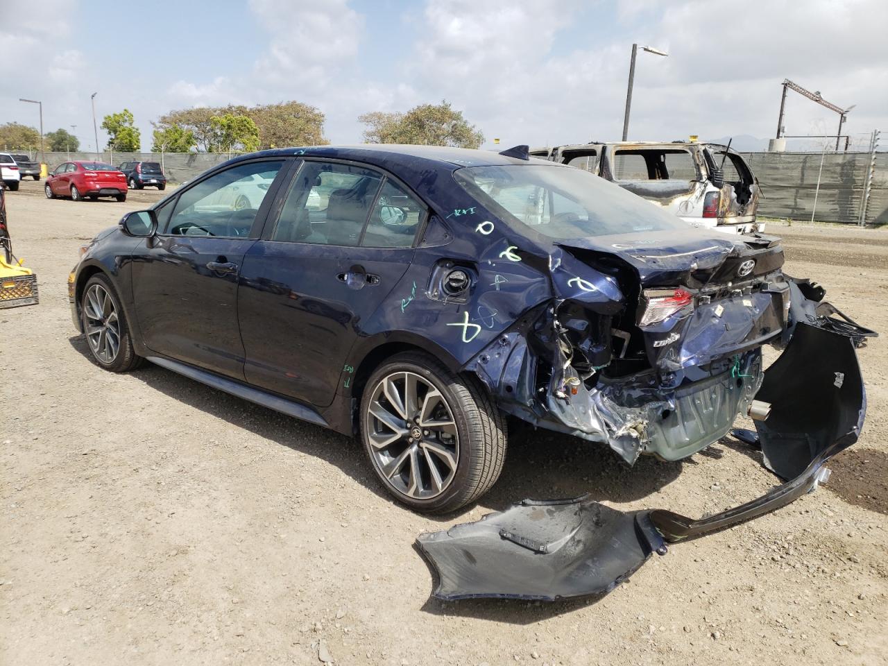 Photo 3 from auction – 2021 TOYOTA COROLLA SE with VIN 5YFS4MCE6MP080413