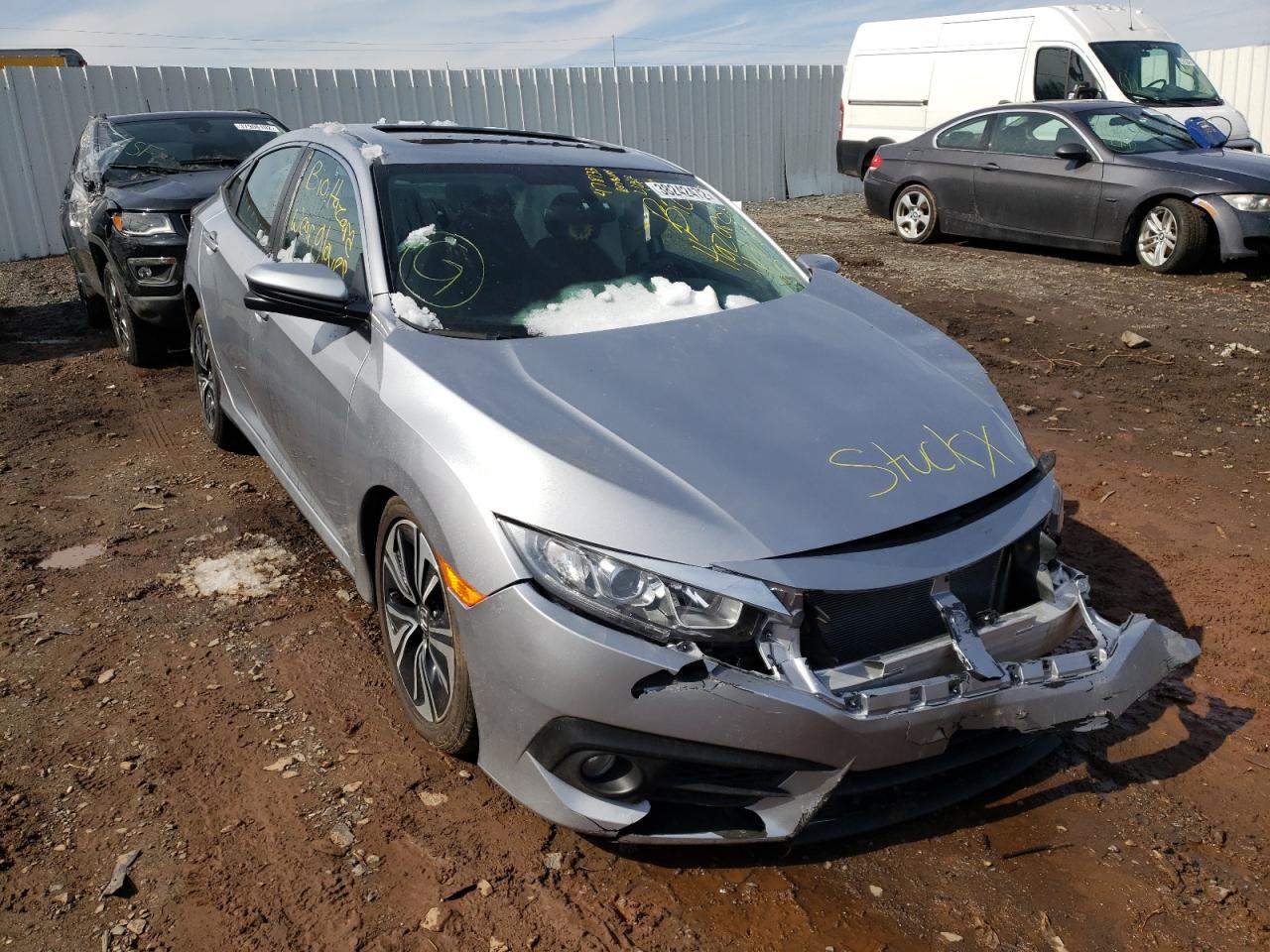 HONDA CIVIC EX 2016 with VIN 2HGFC1F33GH647735 - Photo from auction