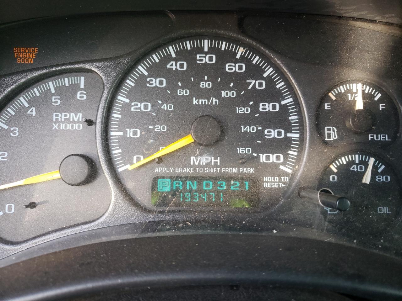 Photo 8 from auction – 2000 CHEVROLET SILVERADO with VIN 1GCEK19T9YE386791