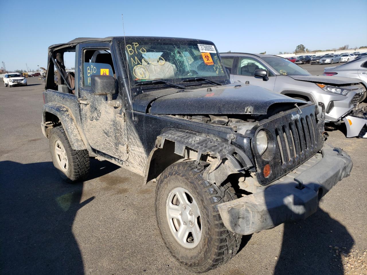 Photo 1 from auction – 2012 JEEP WRANGLER S with VIN 1C4AJWAG3CL167858