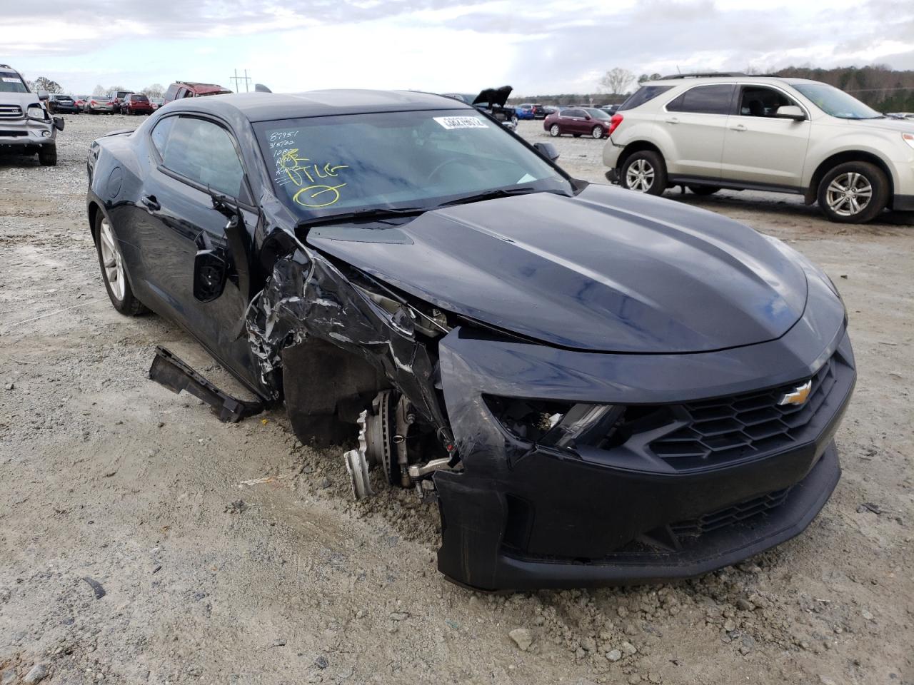 CHEVROLET CAMARO LS 2021 with VIN 1G1FB1RX3M0111280 - Photo from auction