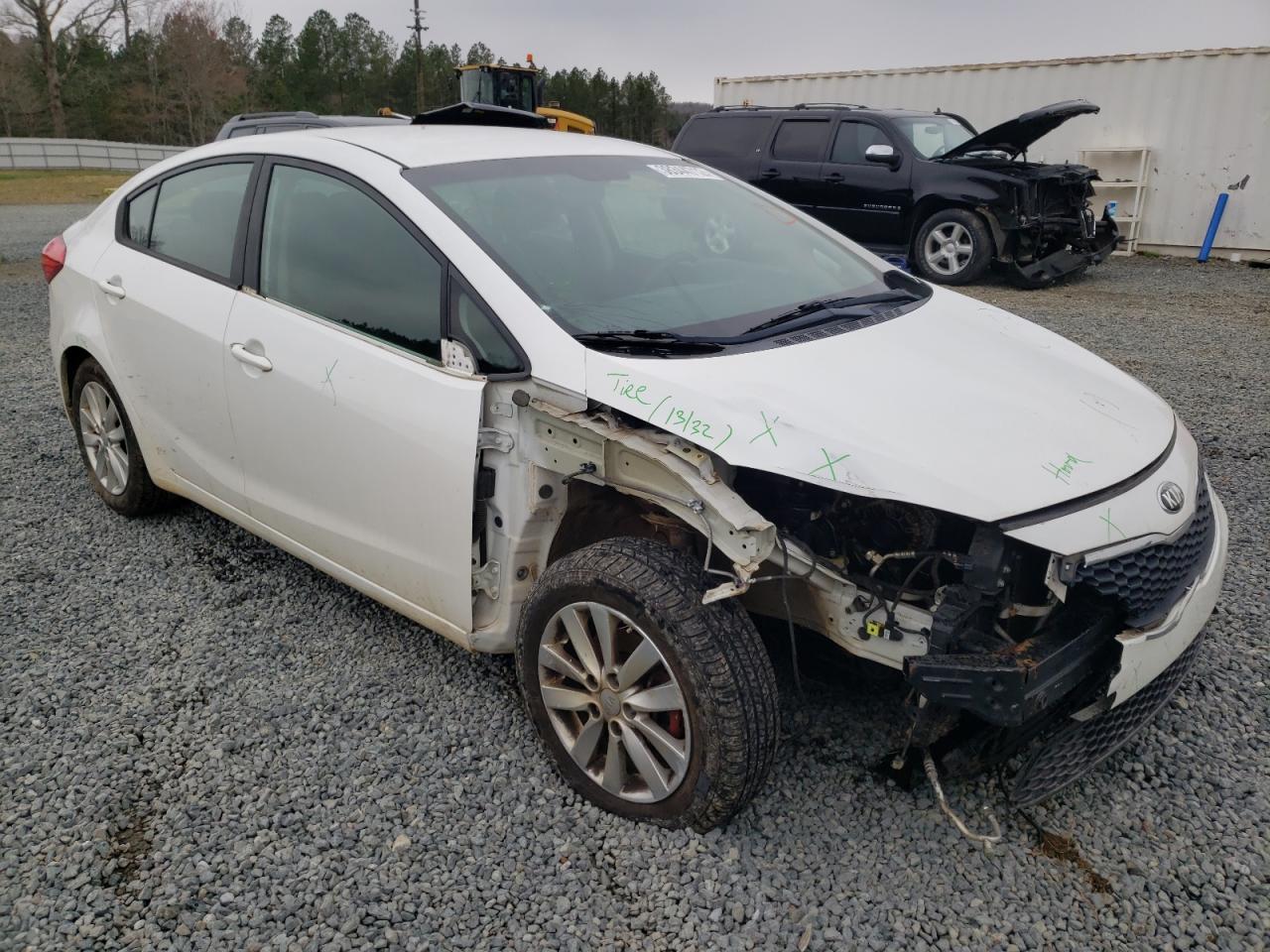 KIA FORTE LX 2014 with VIN KNAFX4A63E5236987 - Photo from auction