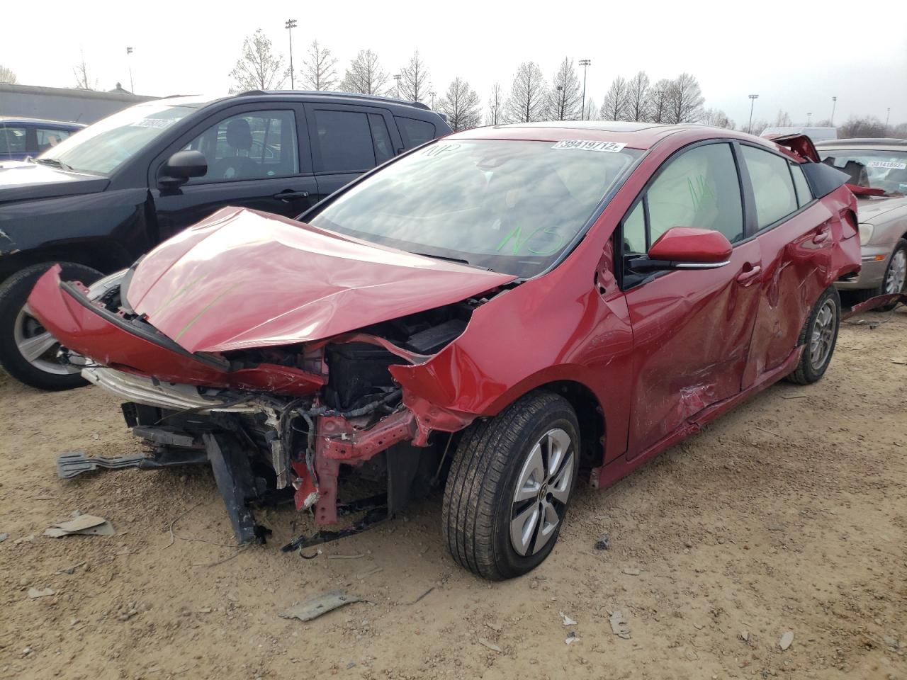 Photo 2 from auction – 2016 TOYOTA PRIUS with VIN JTDKARFU5G3514133