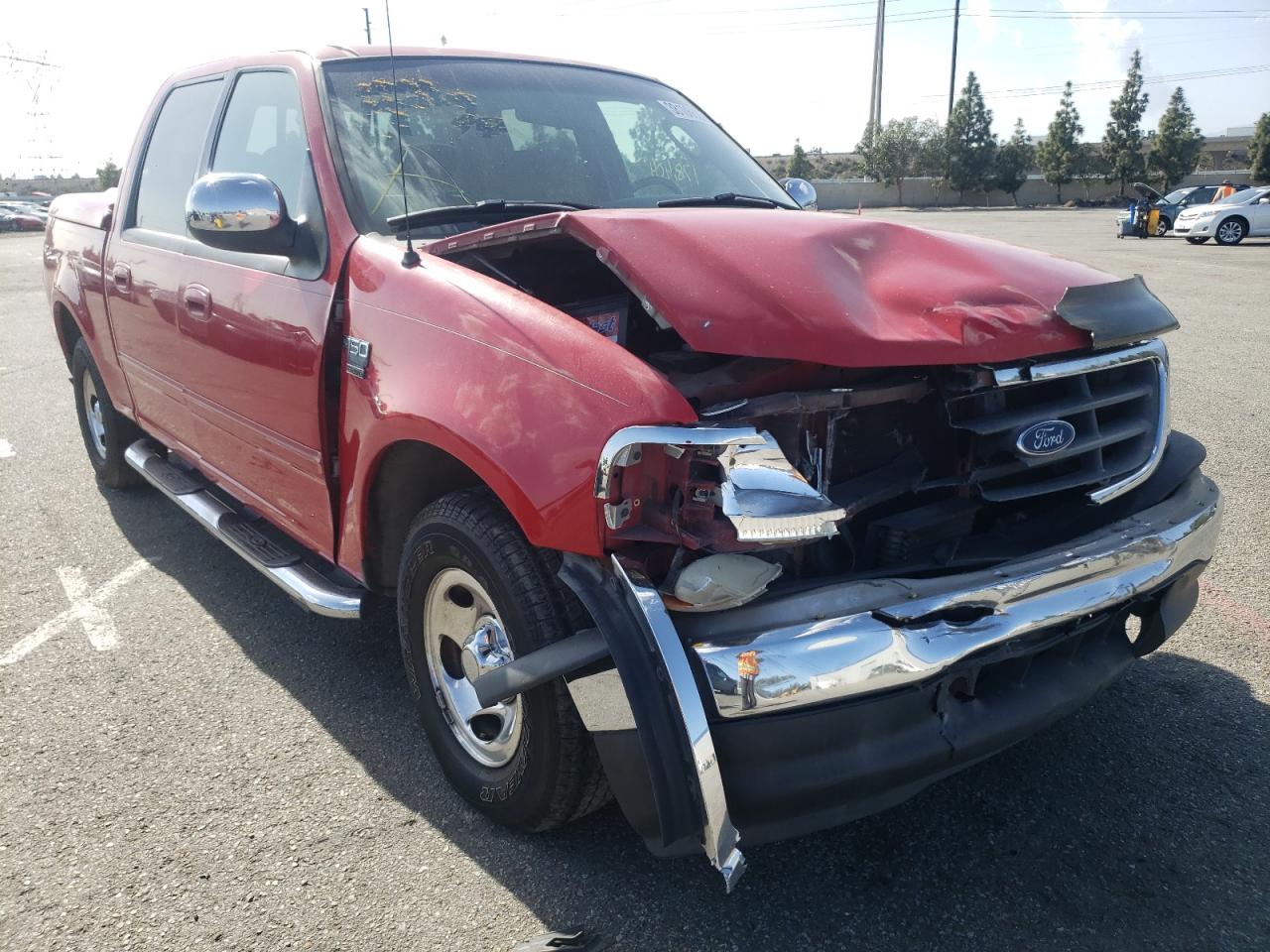 FORD F150 SUPER 2002 with VIN 1FTRW07L42KD07555 - Photo from auction
