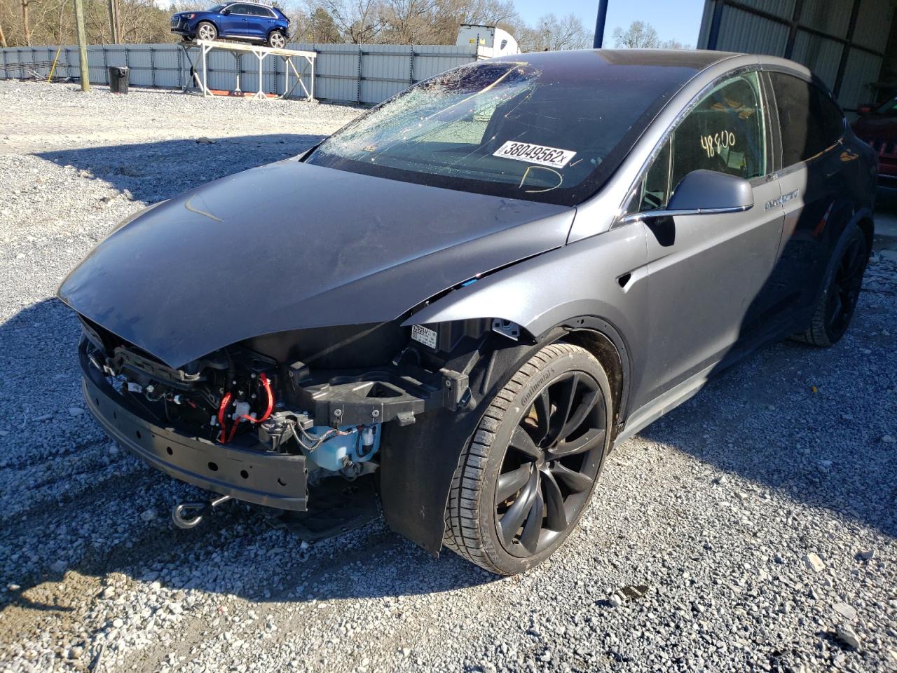 Photo 2 from auction – 2017 TESLA MODEL X with VIN 5YJXCBE25HF065788