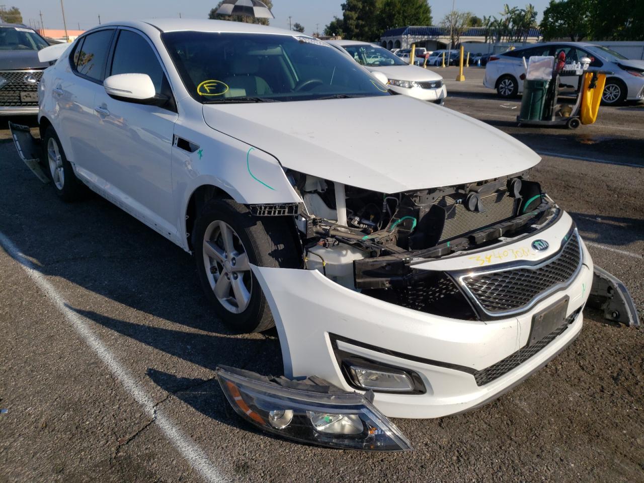 Photo 1 from auction – 2015 KIA OPTIMA LX with VIN 5XXGM4A71FG502724