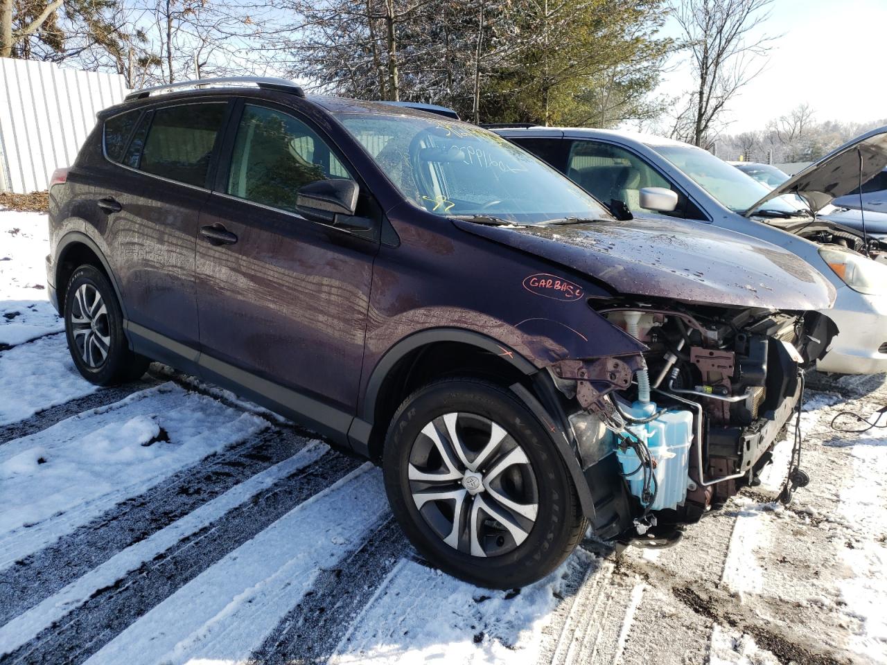 TOYOTA RAV4 LE 2016 with VIN 2T3BFREV1GW480958 - Photo from auction