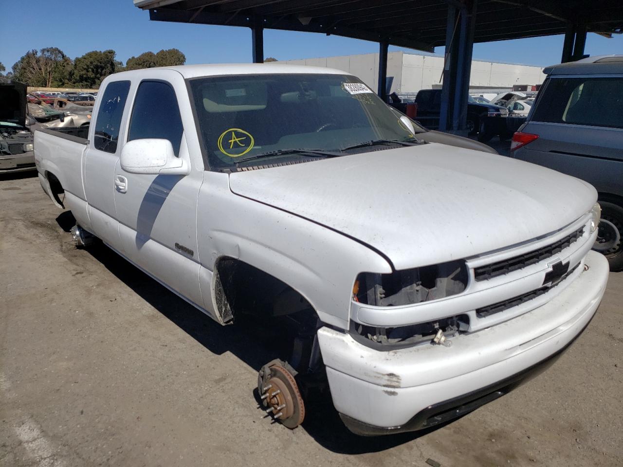 CHEVROLET SILVERADO 2001 with VIN 1GCEK19T61Z121535 - Photo from auction
