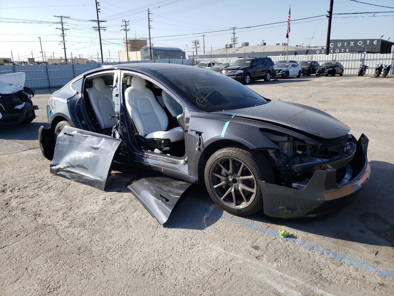 Photo 9 from auction – 2020 TESLA MODEL 3 with VIN 5YJ3E1EA3LF804823