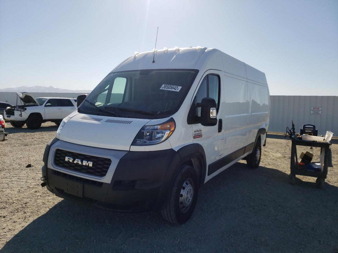 Photo 2 from auction – 2021 RAM PROMASTER with VIN 3C6LRVDG3ME581859