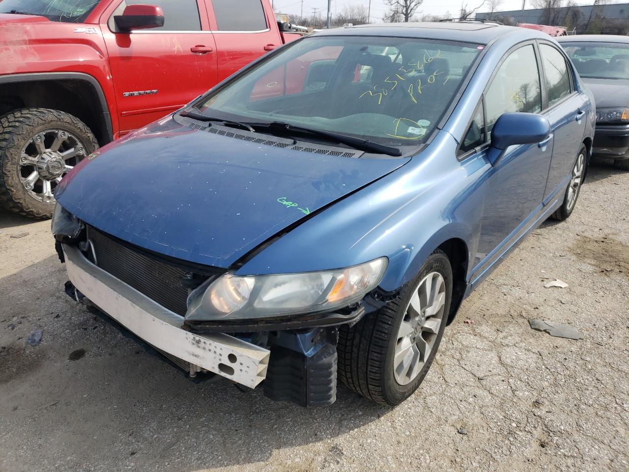 Photo 2 from auction – 2010 HONDA CIVIC EX with VIN 19XFA1F82AE030362