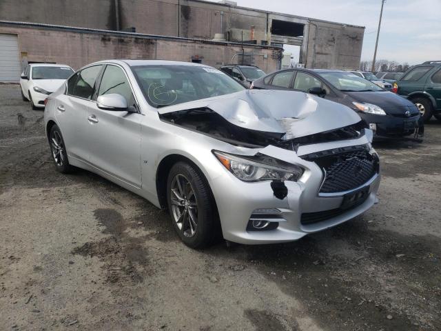 INFINITI Q50 BASE 2015 with VIN JN1BV7AR3FM420582 - Photo from auction