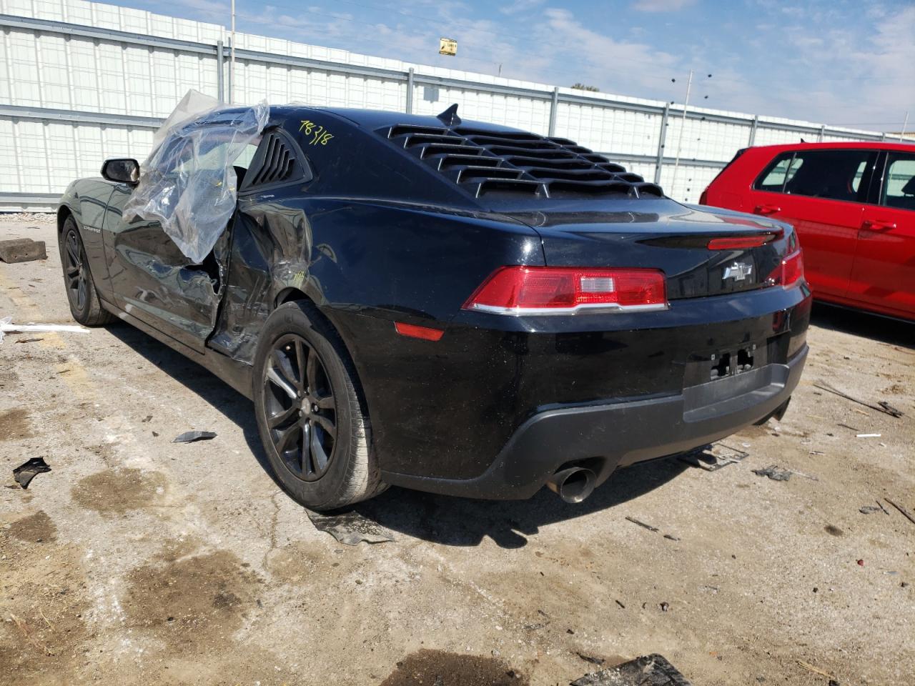 Photo 3 from auction – 2014 CHEVROLET CAMARO LS with VIN 2G1FE1E36E9189988