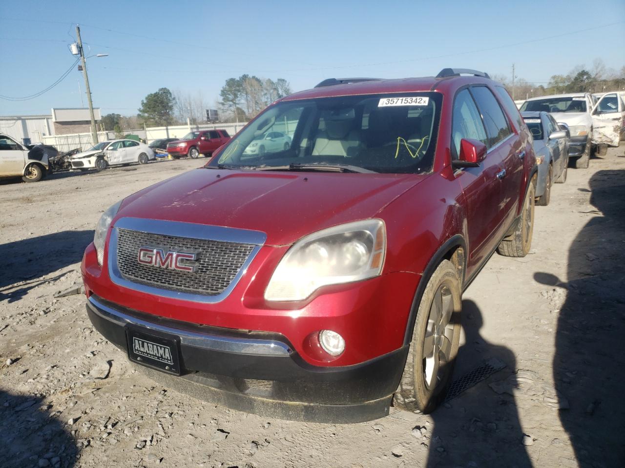 Photo 2 from auction – 2012 GMC ACADIA SLT with VIN 1GKKVRED5CJ257698