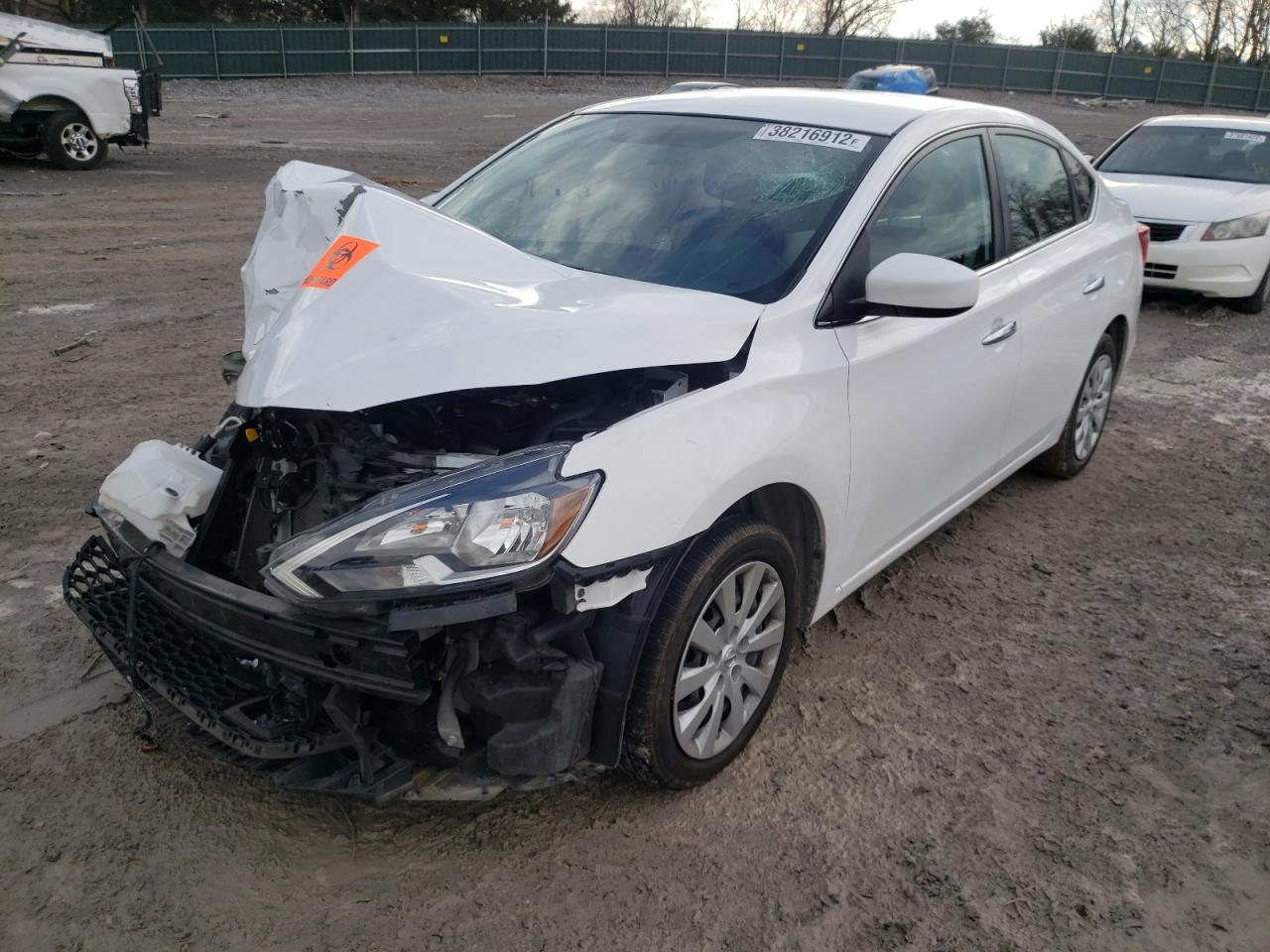 Photo 2 from auction – 2019 NISSAN SENTRA S with VIN 3N1AB7AP1KY207818
