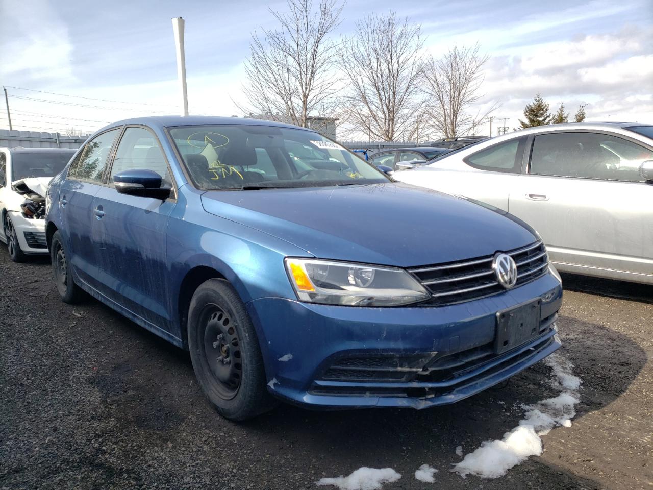 VOLKSWAGEN JETTA BASE 2015 with VIN 3VW2K7AJ6FM204615 - Photo from auction