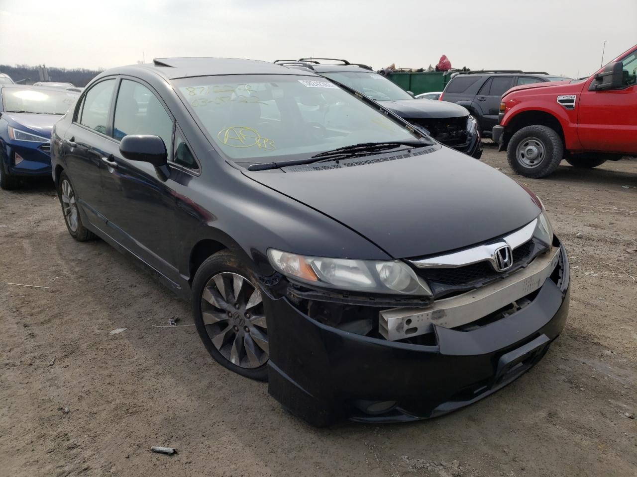 HONDA CIVIC EXL 2010 with VIN 2HGFA1F92AH515356 - Photo from auction