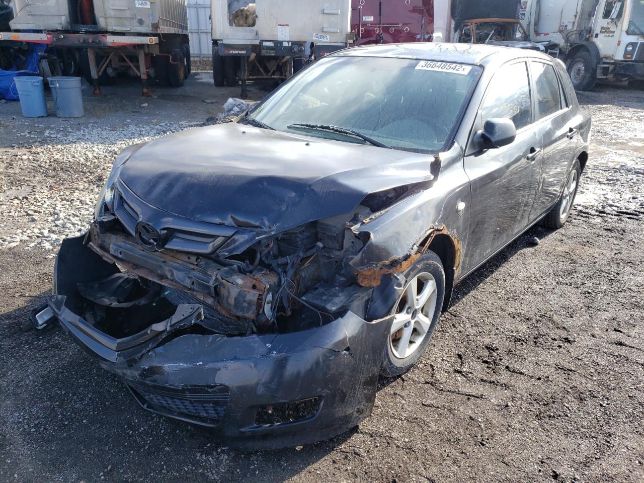 Photo 2 from auction – 2008 MAZDA 3 I with VIN JM1BK34F581166183