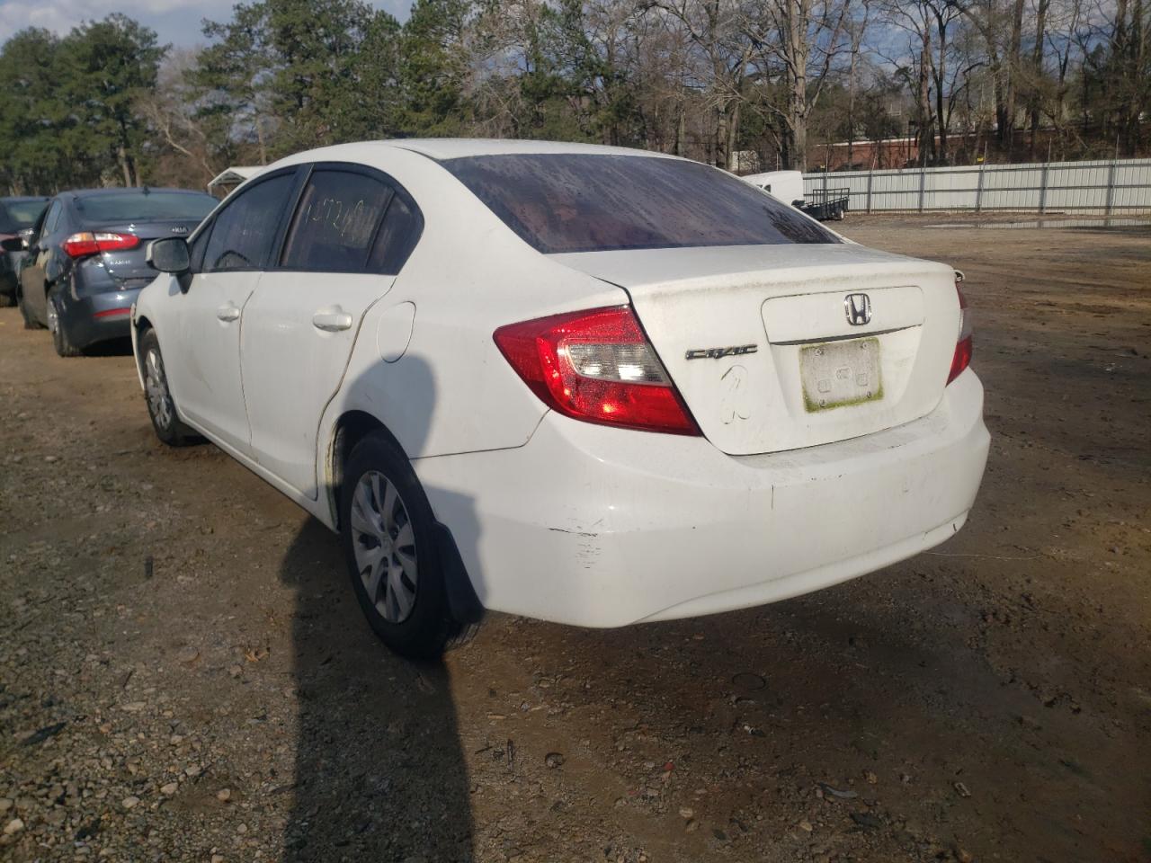 Photo 3 from auction – 2012 HONDA CIVIC LX with VIN 19XFB2F59CE042133