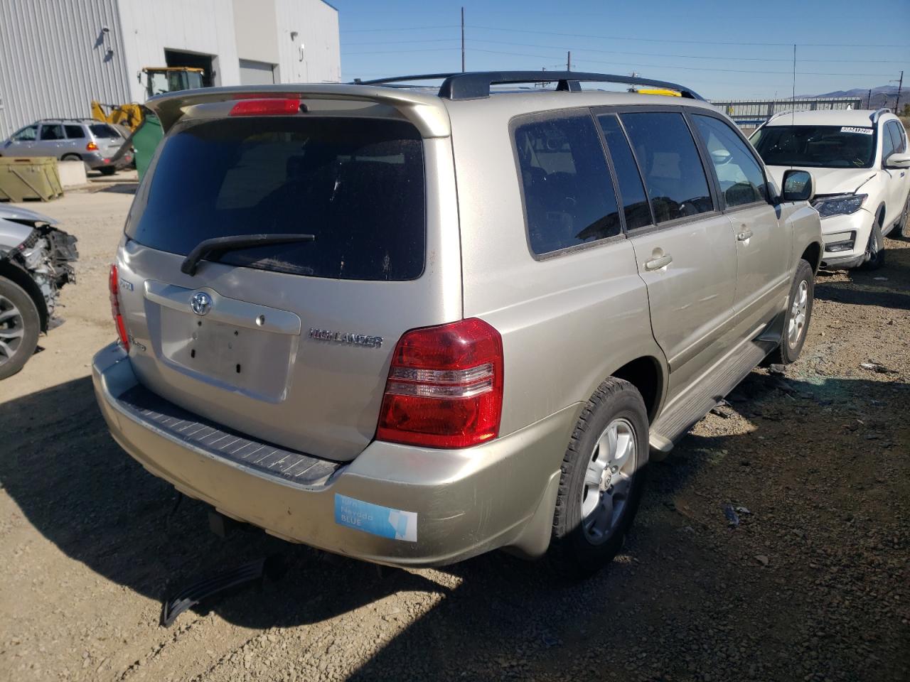Photo 4 from auction – 2002 TOYOTA HIGHLANDER with VIN JTEHF21A920079381
