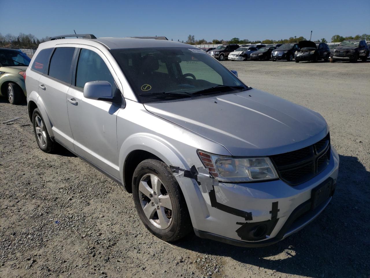 DODGE JOURNEY SX 2012 with VIN 3C4PDDBG2CT151563 - Photo from auction