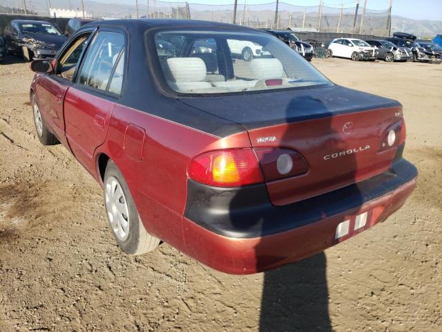 Photo 3 from auction – 2002 TOYOTA COROLLA CE with VIN 1NXBR12EX2Z624327