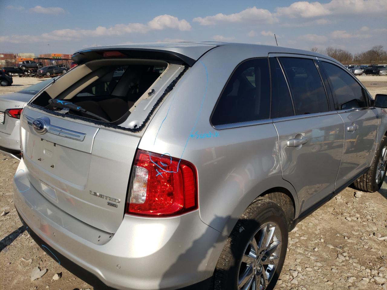 Photo 4 from auction – 2014 FORD EDGE LIMIT with VIN 2FMDK4KC7EBA83728