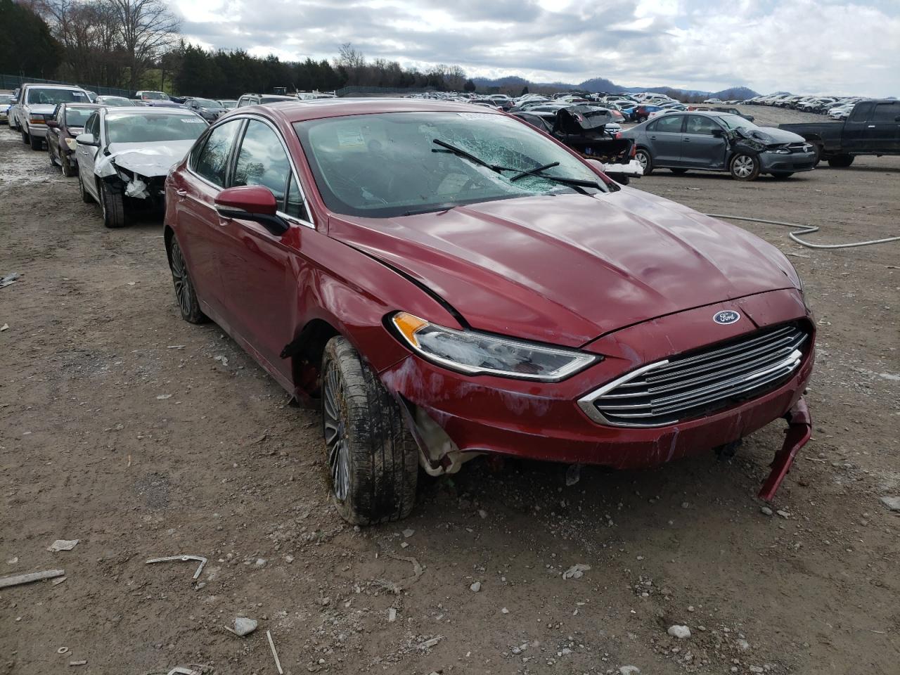FORD FUSION SE 2017 with VIN 3FA6P0H96HR174830 - Photo from auction