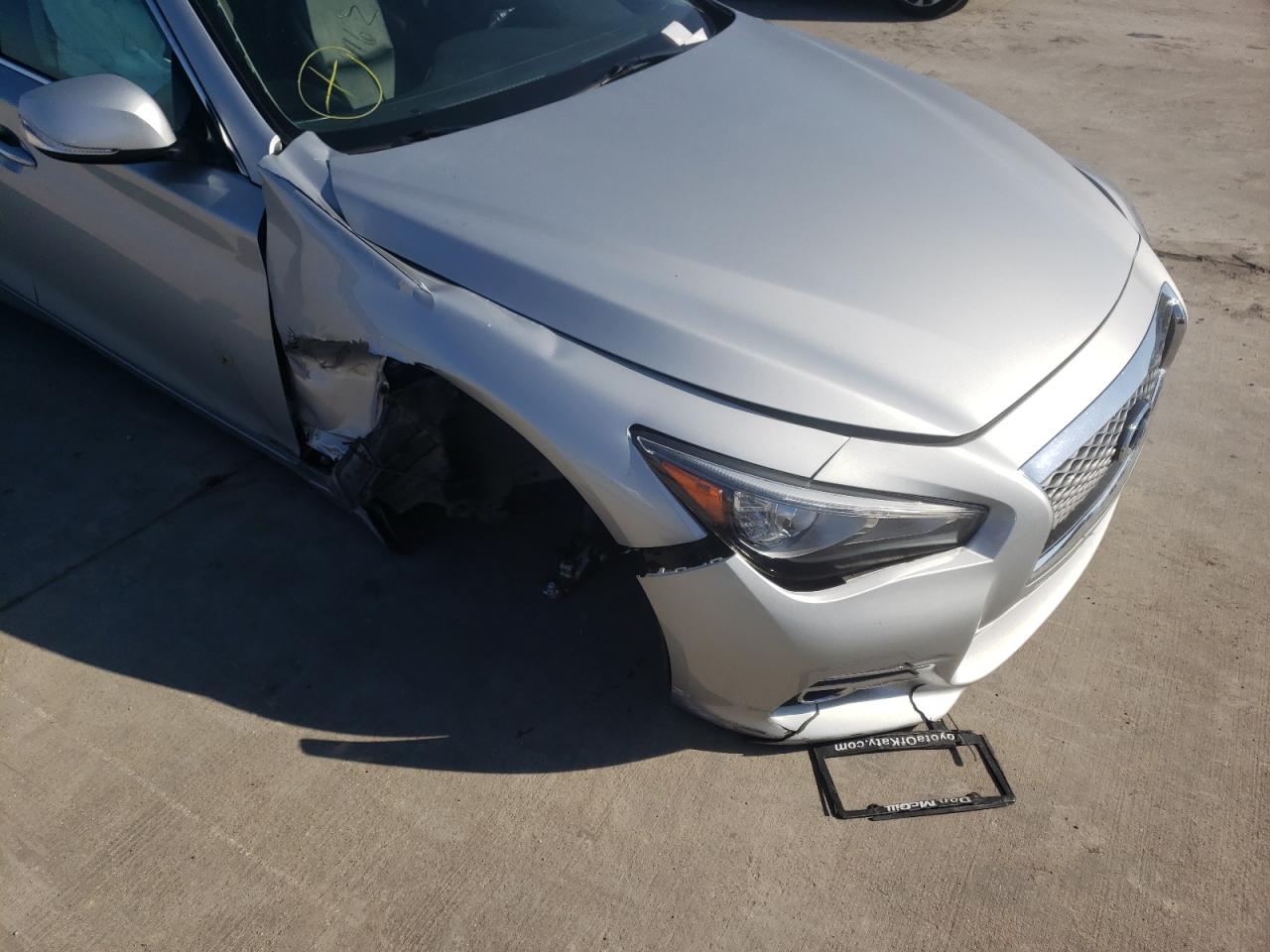 Photo 9 from auction – 2014 INFINITI Q50 with VIN JN1BV7AP2EM686477