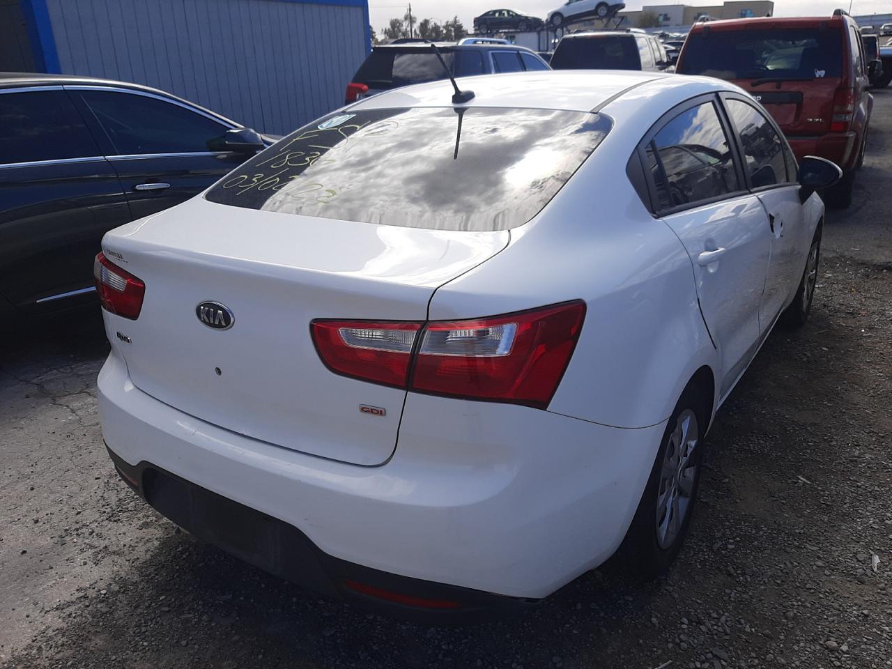 Photo 4 from auction – 2013 KIA RIO LX with VIN KNADM4A37D6256447