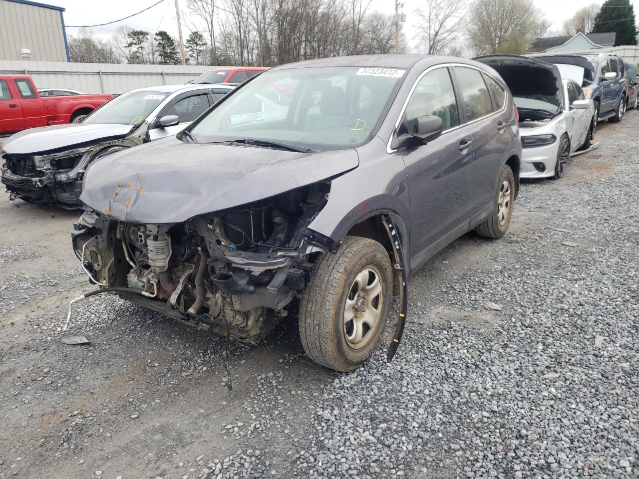 Photo 2 from auction – 2016 HONDA CR-V LX with VIN 2HKRM4H32GH603613