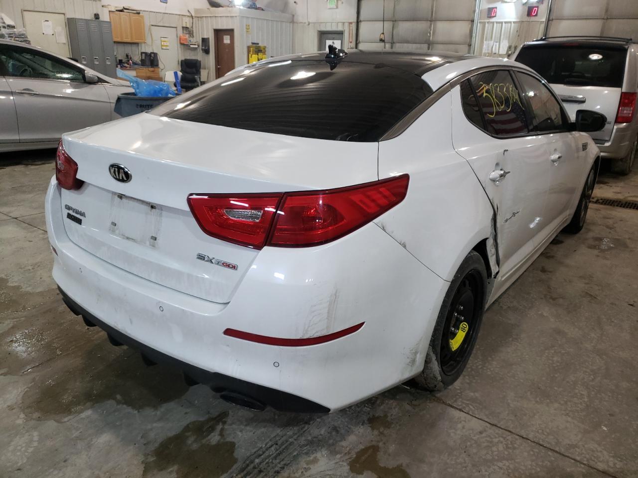 Photo 4 from auction – 2014 KIA OPTIMA SX with VIN 5XXGR4A64EG285256