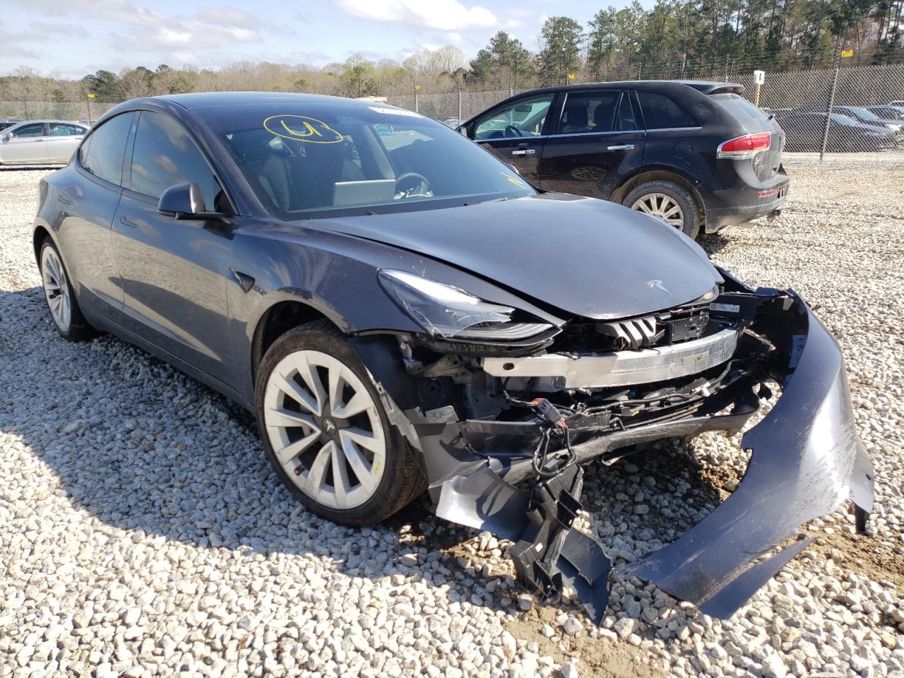 TESLA MODEL 3 2021 with VIN 5YJ3E1EA6MF088243 - Photo from auction