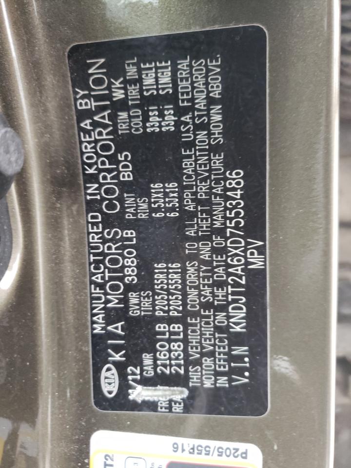 Photo 10 from auction – 2013 KIA SOUL + with VIN KNDJT2A6XD7553486