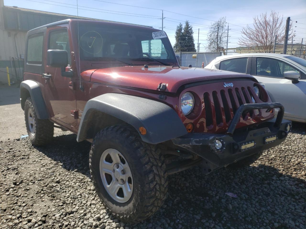 JEEP WRANGLER S 2010 with VIN 1J4AA2D17AL218852 - Photo from auction
