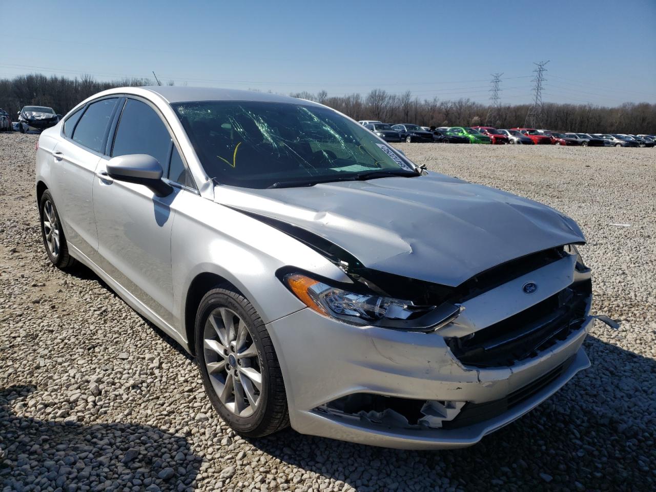 FORD FUSION SE 2017 with VIN 3FA6P0H77HR382813 - Photo from auction