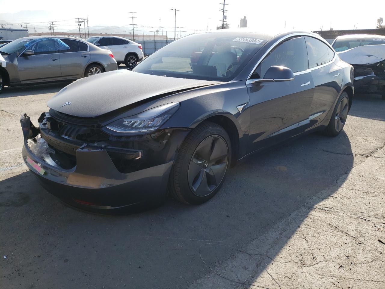 Photo 2 from auction – 2020 TESLA MODEL 3 with VIN 5YJ3E1EA3LF804823