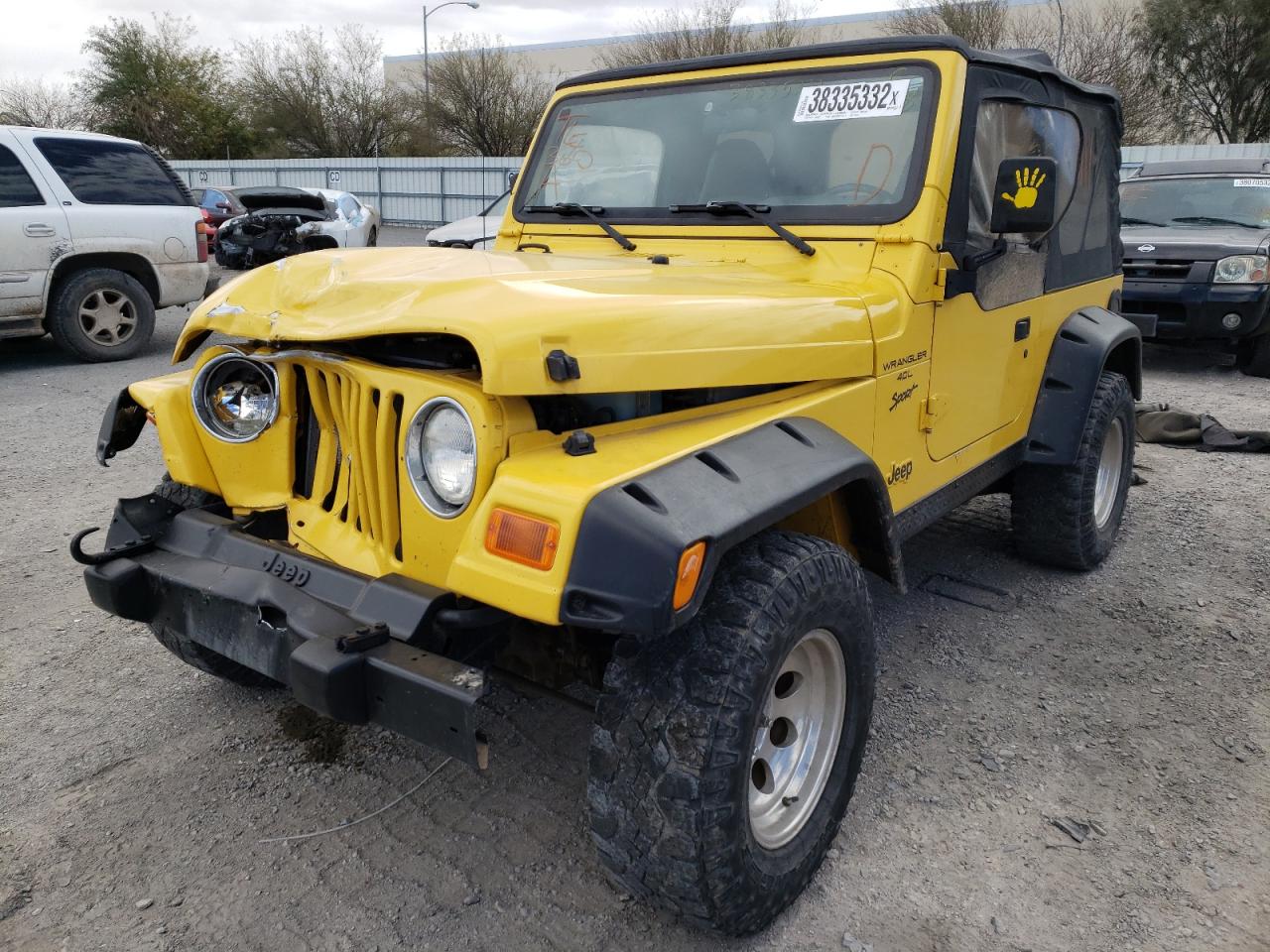 Photo 2 from auction – 2001 JEEP WRANGLER / with VIN 1J4FA49S71P374658