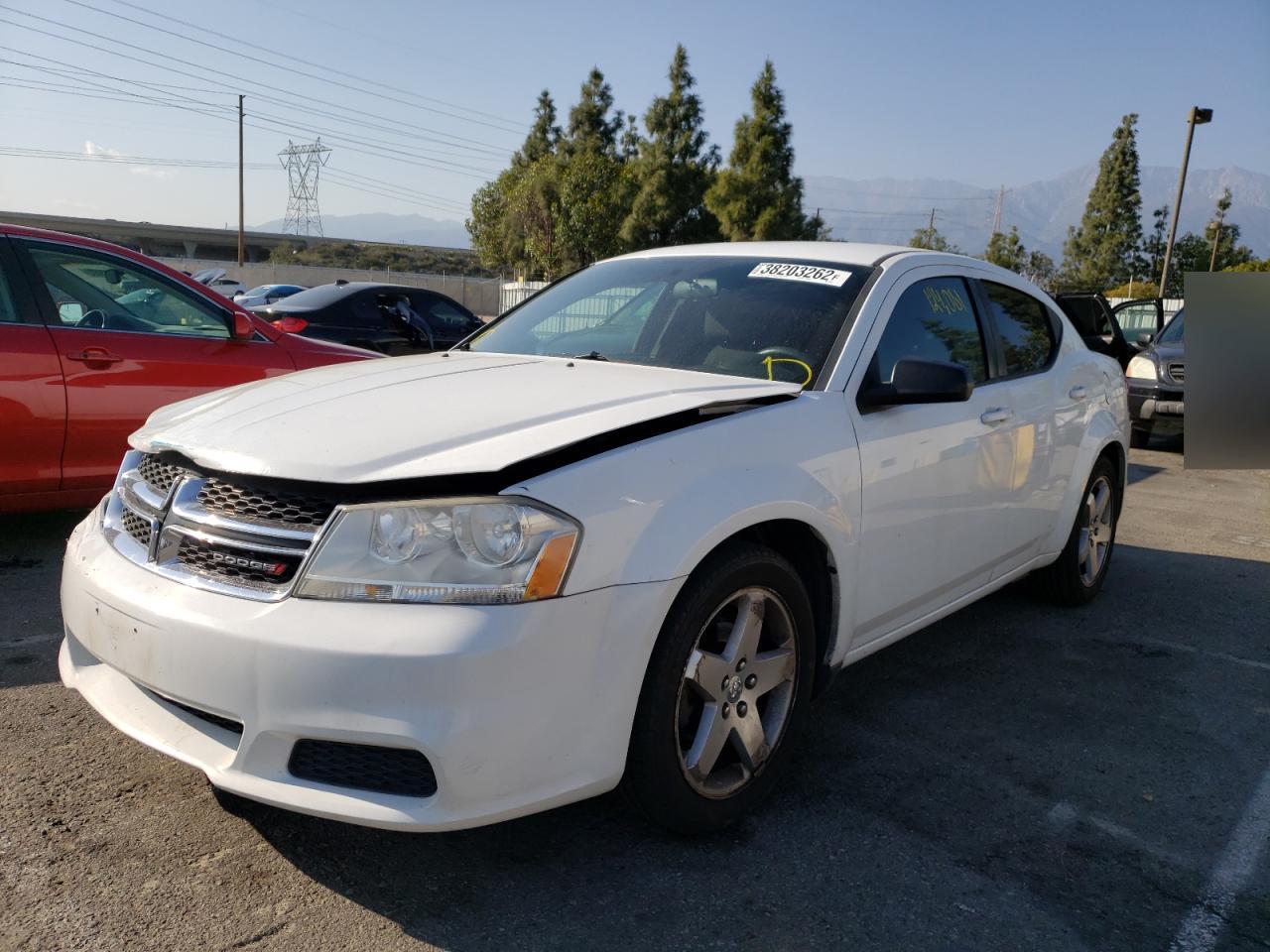 Photo 2 from auction – 2014 DODGE AVENGER SE with VIN 1C3CDZAB9EN202064
