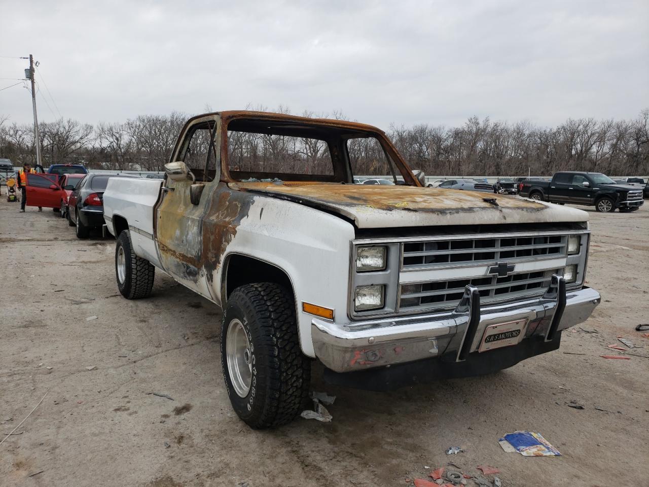 GMC C1500 1983 with VIN 1GTCC14H0DS521319 - Photo from auction