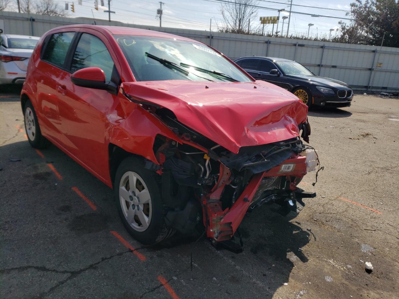 CHEVROLET SONIC LS 2014 with VIN 1G1JA6SH5E4141758 - Photo from auction