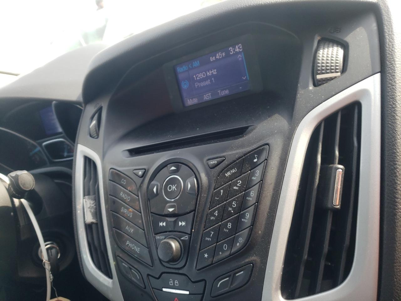 Photo 9 from auction – 2013 FORD FOCUS SE with VIN 1FADP3F20DL194689