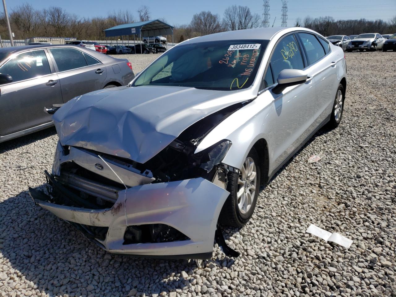 Photo 2 from auction – 2016 FORD FUSION S with VIN 3FA6P0G72GR227313