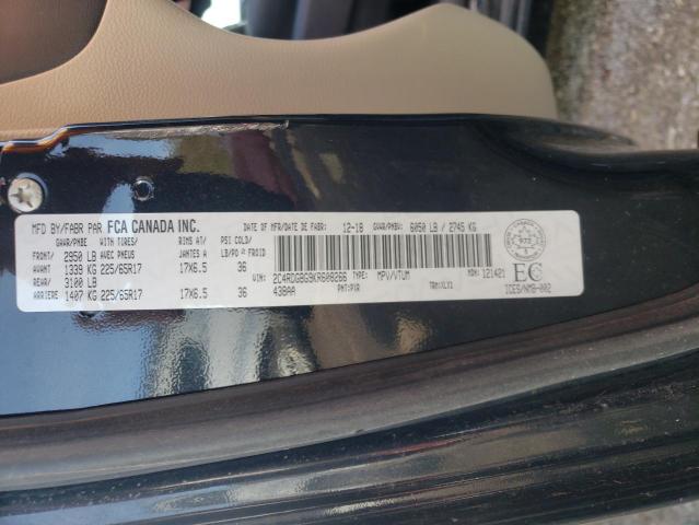 Photo 10 from auction – 2019 DODGE GRAND CARA with VIN 2C4RDGBG9KR608266