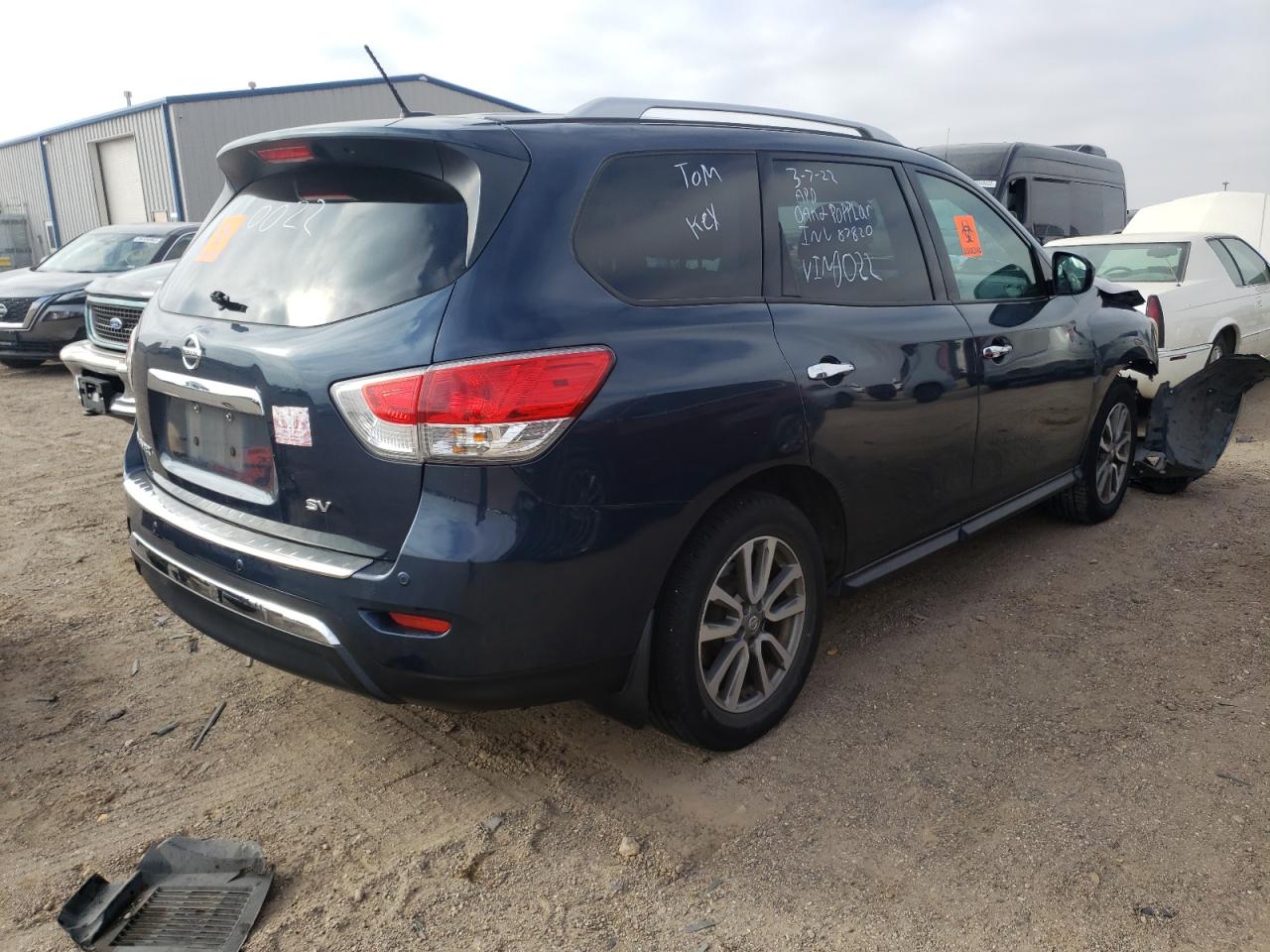 Photo 4 from auction – 2015 NISSAN PATHFINDER with VIN 5N1AR2MN0FC660022