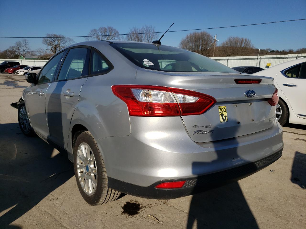 Photo 3 from auction – 2012 FORD FOCUS SE with VIN 1FAHP3F27CL198075