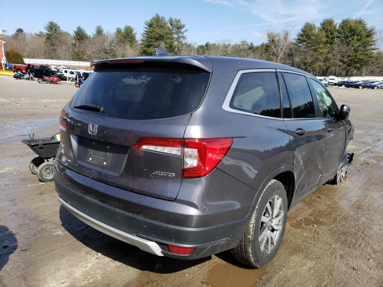 Photo 4 from auction – 2020 HONDA PILOT EXL with VIN 5FNYF6H56LB055336